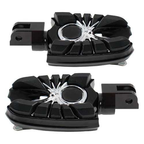 1 Pair Front Rider Footrests Wide Footpegs For Honda Gold Wing GL1800 2001-2024 - Picture 4 of 11