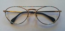 NOS Mint Caviar Collection M4507 Gold Black Multi Eyeglasses / Sunglasses Frames