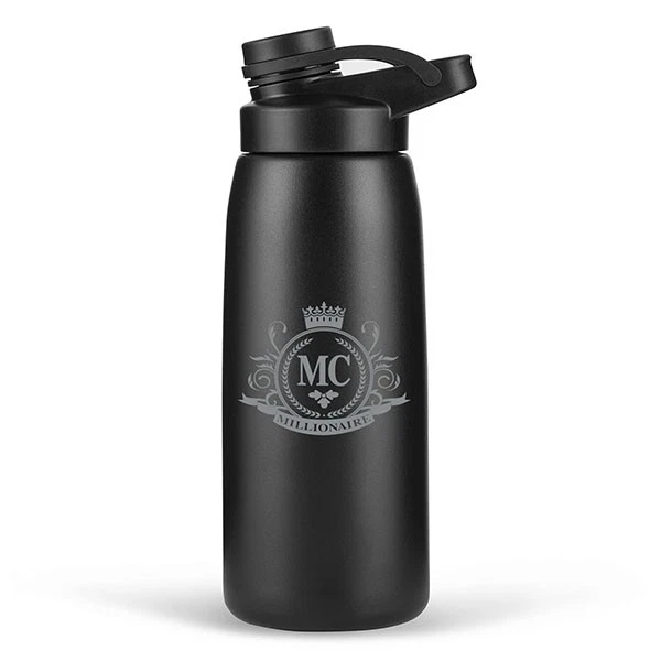 48 Custom Printed Vacuum Water Bottles, Bulk Promotional Products, Party Favors - Image 1 of 1