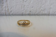 Bague Élégante, Dorée Avec