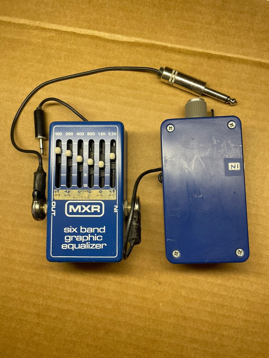 ○ MXR 6 band EQ Blue six band graphic equalizer
