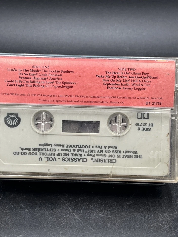 Shell Cruisin’ Classics Cassette Tapes Volume 4 & 5 , 1990, TESTED, WORKS!! - Image 4 of 4