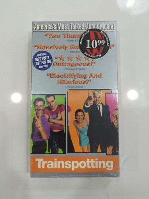 Trainspotting VHS Ewan Mcgregor Ewen Bremner New Sealed