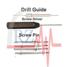 SCREW PINS & SCREW DRIVER & DRILL GUIDE OF CASPAR CERVICAL DISTRACTOR SURGICAL