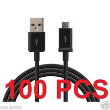 LOT of 100 X Micro USB Sync Data Charger Cable for Samsung Galaxy S4 S3 S2 S5 S6