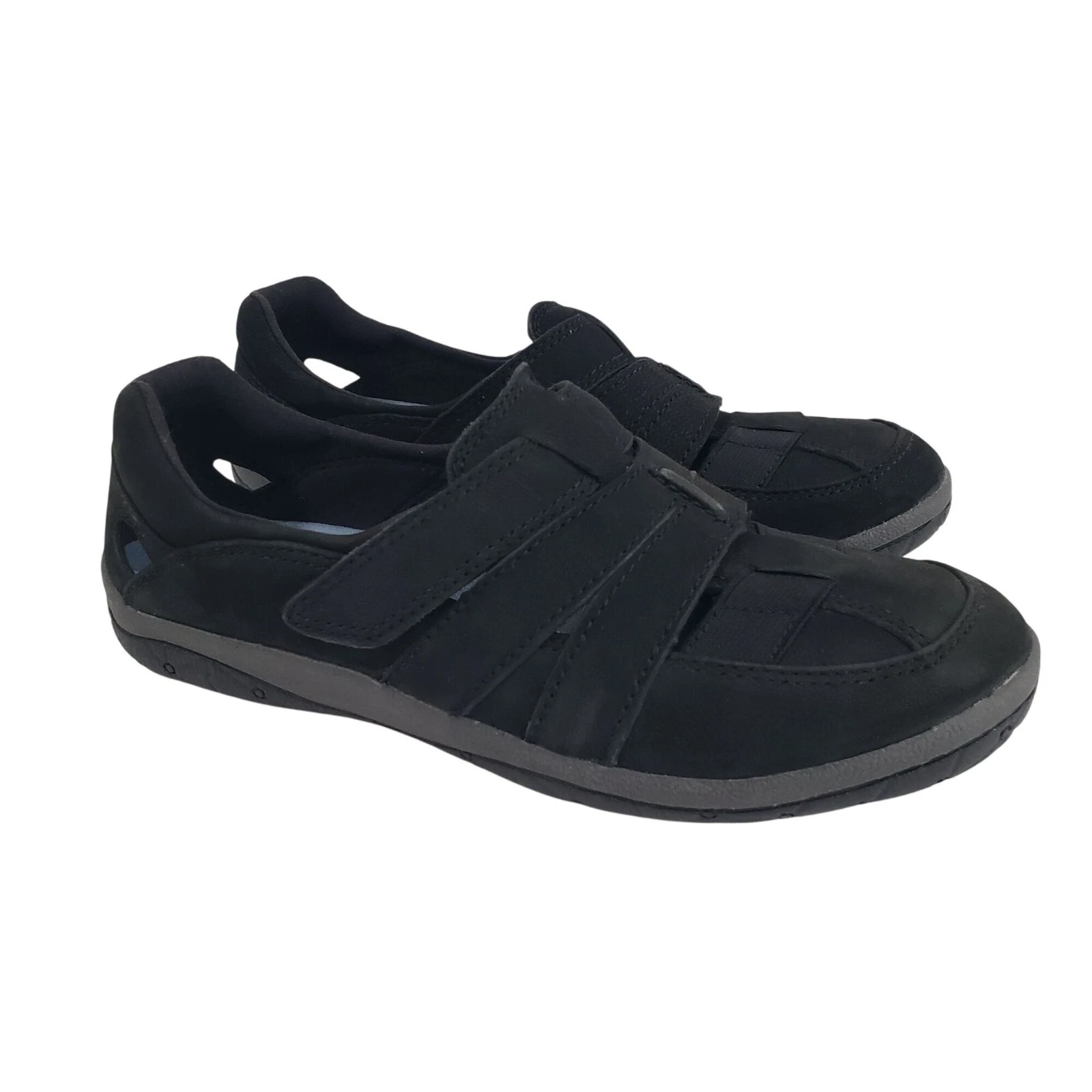 Ballerine Clarks Soft Cushion scamosciate nere donna 6 5 W larghe comode NUOVE