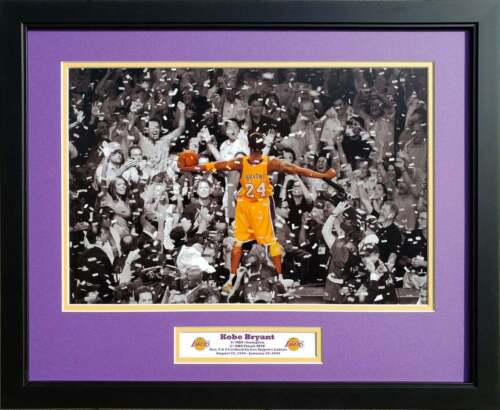 Kobe Bryant Memorial Custom Framed Picture - Picture 1 of 4