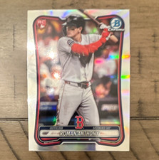 Topps 2026 Bowman Chrome Roman Anthony Boston Red Sox Red Rookie RC #18