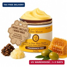 Sweet Bee Naturals Organic Honey Bee Balm for Face & Body Moisturizer 2 oz