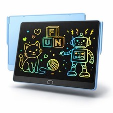 LCD Writing Tablet for Kids - 16 inch Colorful Doodle Board Drawing Pad Blue