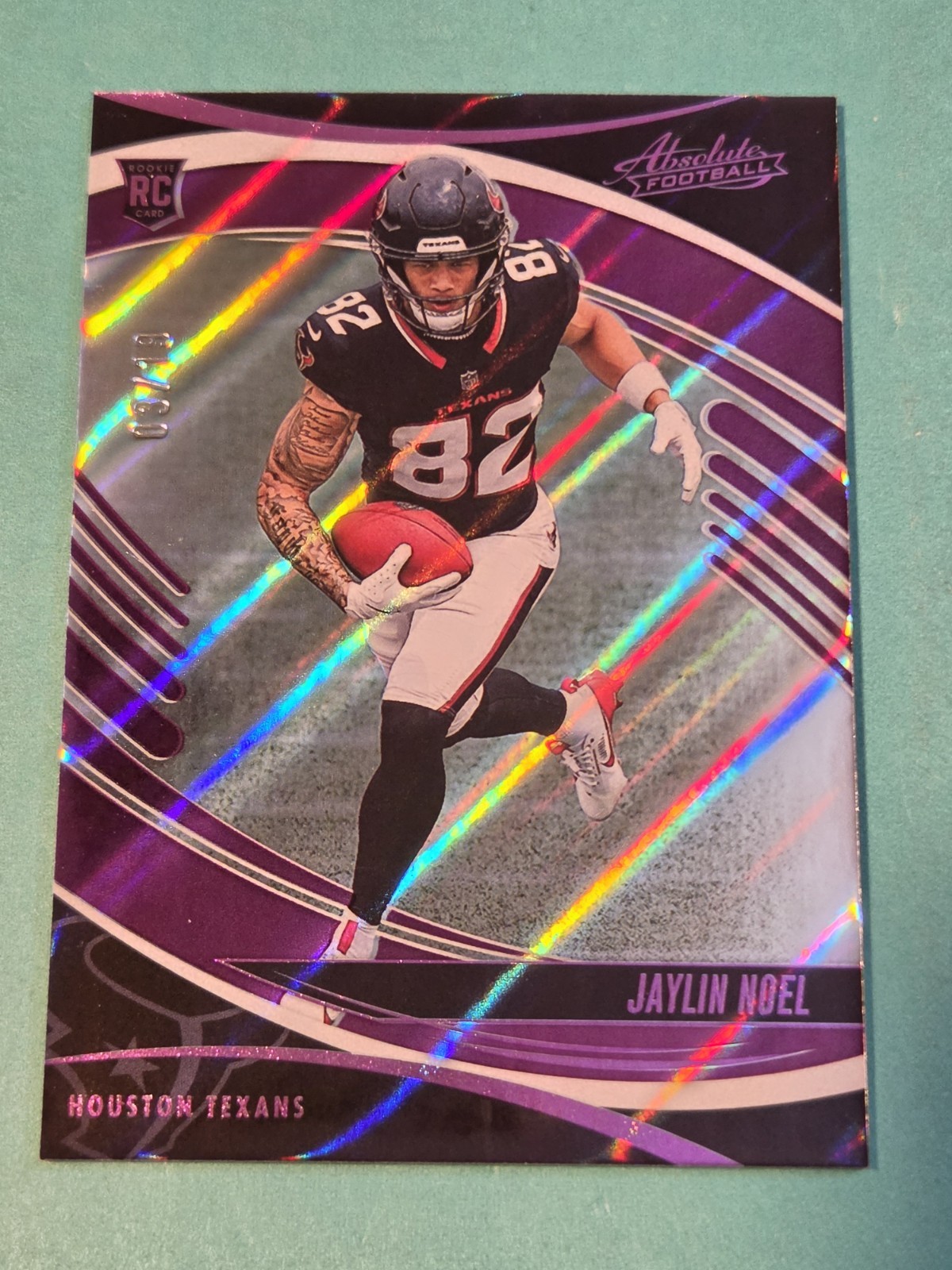 2025 Panini Absolute - Rookies Jaylin Noel #141 Spectrum Purple Pillars /19 (RC)