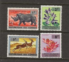 CONGO Democratic Republic...Sc #480-483...Mint NH...1964...SCV $12.60