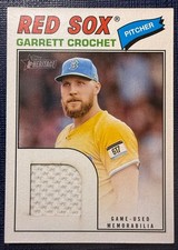 2026 Topps Heritage Garrett Crochet #ROR-GC Real One Relic Patch 🔥Flip Stock /5