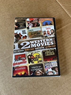 12 Western Movies 3-Disc DVD Set MGM TGG (2013) Jeff Bridges David Carradine New