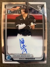 2024 Bowman Chrome RIKUU NISHIDA Auto 1st Bowman Rookie Autograph #CPA-RN