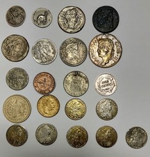 LOTTO COPIE RIPRODUZIONI FALSI MONETE ANTICHE ROMANE GRECHE PREUNITARIE - COPY