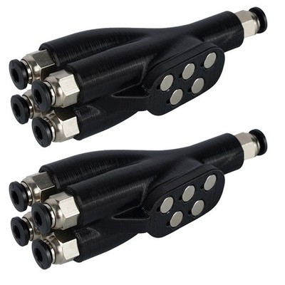 Für  Lab -Anschluss 4-in-1 PTFE-Adapter Rohr Expansion Port 4 Fütte4677