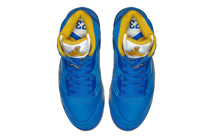 yellow　NIKE AIR JORDAN5 LANEY Size 10 - Air Jordan 5 Retro Laney for sale online | eBay