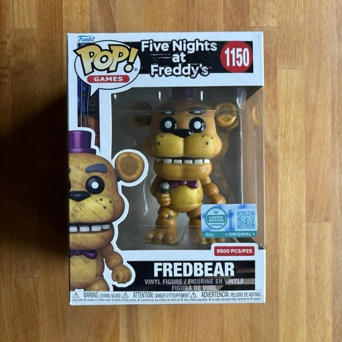 PRISTINE BOX Funko Pop Five Nights at Freddys Fredbear 1150 EE FNAF Limited 9500