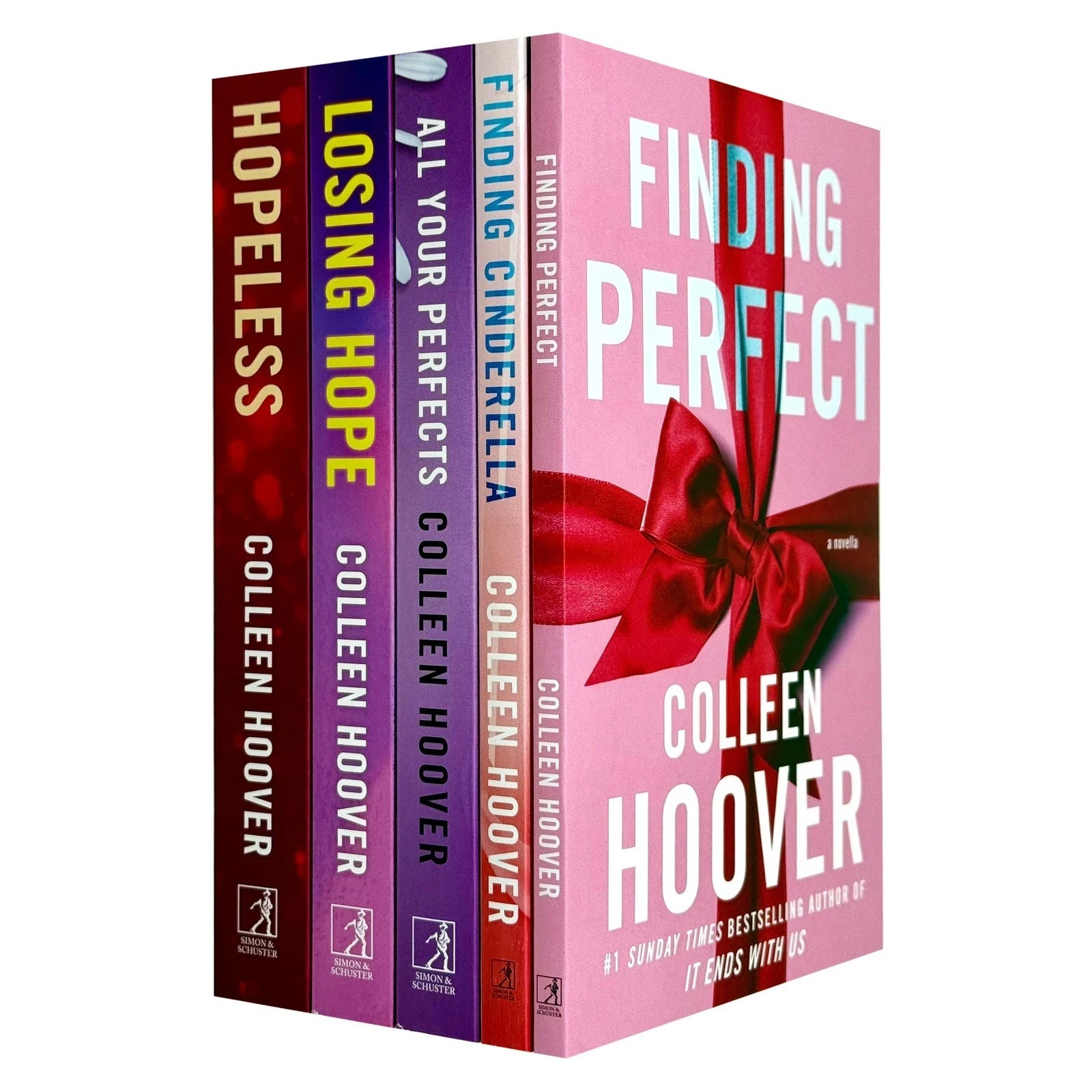 Hopeless Series By Colleen Hoover 5 Books Set Losing Hope, Finding Cinderella,