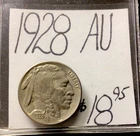 1928 Buffalo Nickel AU! ENN Coins