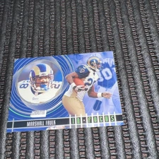 2001 Stadium Club In Focus Marshall Faulk #IF2 Insert HOF