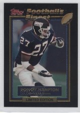 1992 Topps Football's Finest Rodney Hampton #9 0az