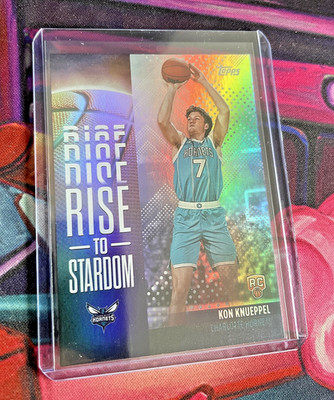 2025-2026 Kon Knueppel; Topps Rise to the Stardom Holo/Rainbow (RC) RTS-4