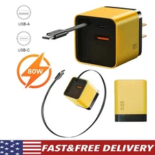 3 In 1 GaN Charger Scalable 80w Max Fast Charger Module With Type C & USB Ports