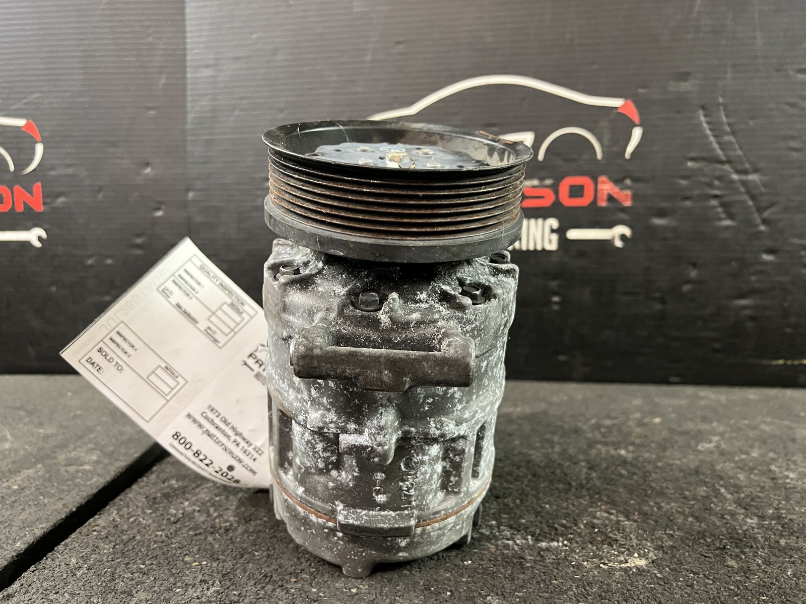 03-12 BENTLEY CONTINENTAL GT 6.0 A/C AIR CONDITIONER COMPRESSOR 3W0820803