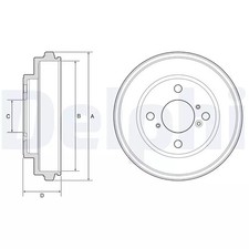 Tambour de frein Subaru G3X JUSTY