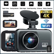 Lamtto 4K Dual Dash Cam for Car 5G Wi-Fi Car Camera Night Vision G-Sensor 64GB