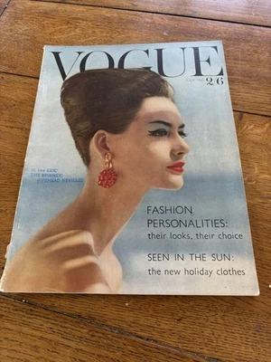 Vogue Magazine July 1960 Pre- Owned - Image 1 of 4