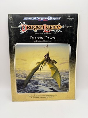 TSR Dungeons & Dragons DLA1 9275 Game Adventure DragonLance Dragon Dawn 1990