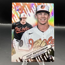 Adley Rutschman RC 2023 Topps Pristine Fresh Faces Rookie Baltimore Orioles