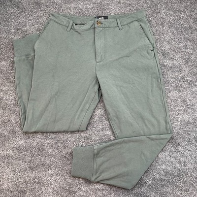Paige Elmwood Jogger Pants Men's 30x25 Green Stretch Casual Comfort Lounge