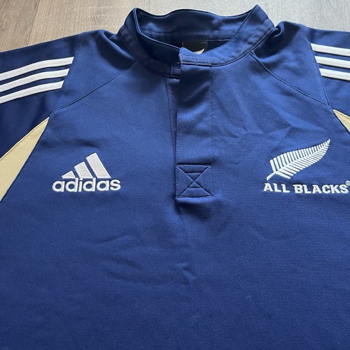 Maglia Maglia Allenamento Nuova Zelanda Rugby All Blacks Adidas Taglia Large Clima - Foto 2 di 10