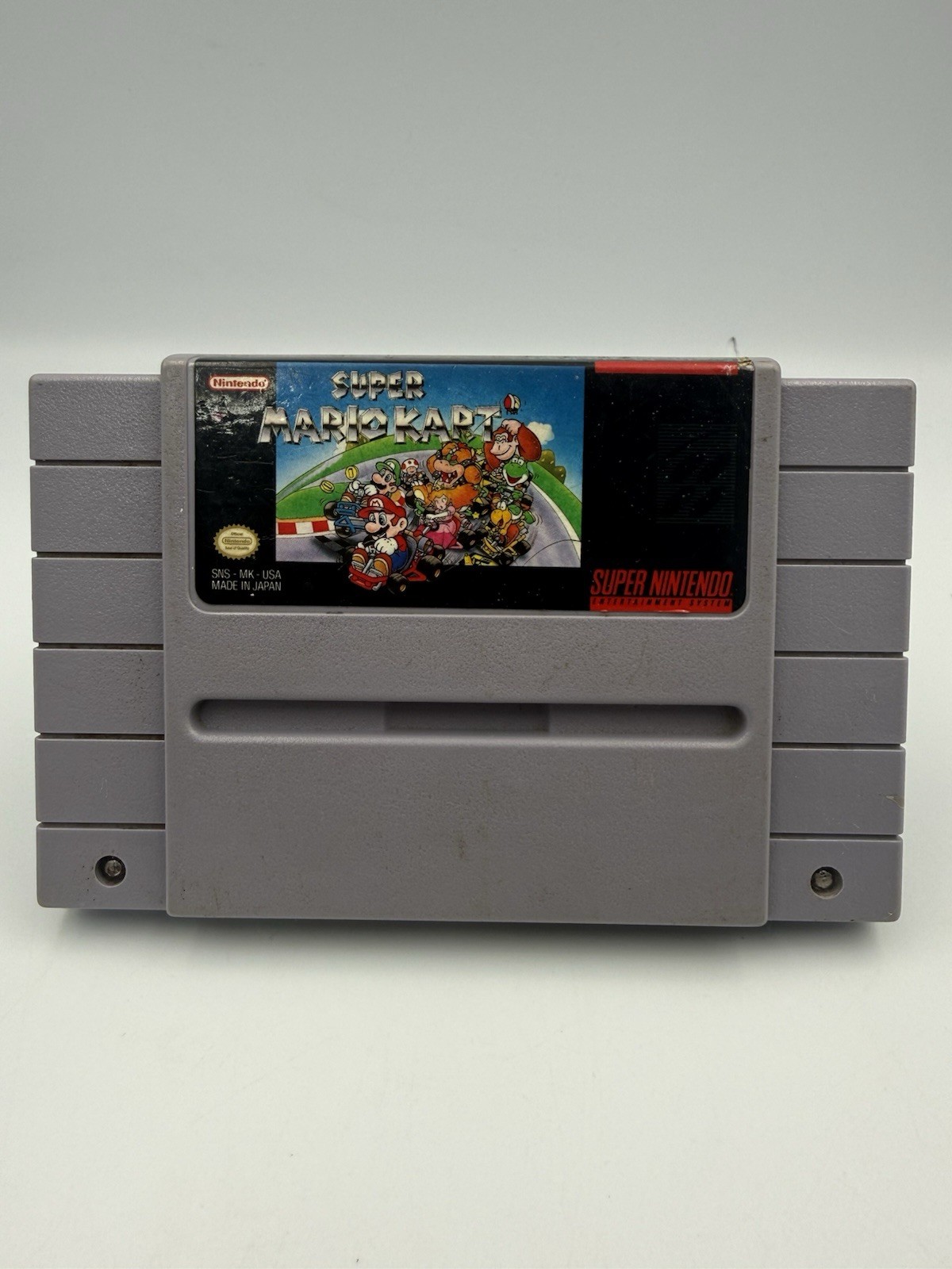 Super Mario Kart - SNES / Super Nintendo - Authentic Cartridge Tested Works