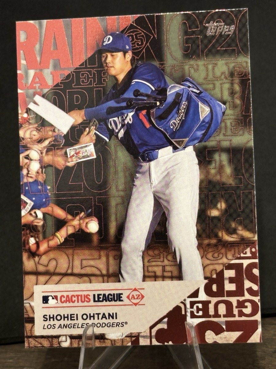 2025 Topps Series 1 Shohei Ohtani * Cactus League * TG-10 Insert