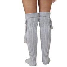 long cotton socks for lady