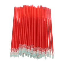 48Pcs Erasable Gel Pens Refills, 0.5mm Heat Erasable Pens Refills, Red Ink