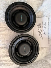 Image Dynamics IDQS10 D4 10" 200W RMS Dual 4-Ohm Shallow Mount Subwoofer Speaker