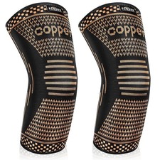 Copper Elbow Brace Compression Sleeves for Pain Relief Men  Women, Arm Suppo...