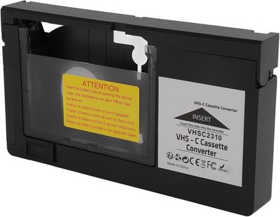 Motorisierter VHS-C-Kassettenadapter, ABS-VHS-C-zu-VHS-Konverter mit