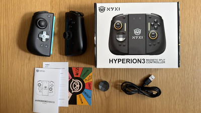 NYXI Hyperion 3 Wireless JoyPad (wie neu und ohne Mittel-Teil)