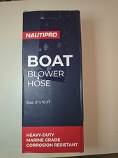 Nautipro Boat Blower Hose White 3"x10ft