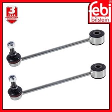 2x Eslabón estabilizador de caída trasero con tuerca de bloqueo 2K5505465 para VW Caddy Mk3 Mk4 - Febi