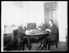 Photo:House Military Affairs Committee Men with Headphones 1919 1920