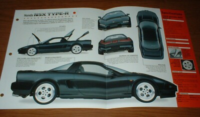 #ad 1993 Honda NSX Type R Spec Sheet Brochure Poster Print Photo 93 92 94 95 96 97 $12.99