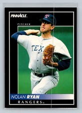 Nolan Ryan 1992 Pinnacle #50 Texas Rangers C22